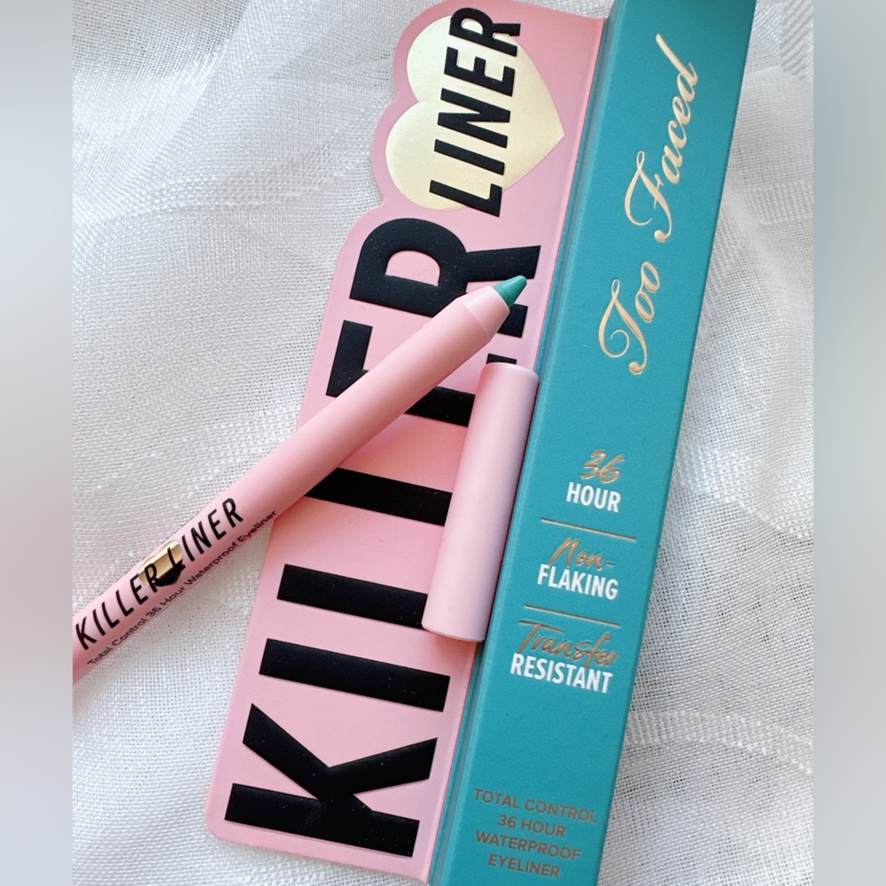 Too Faced Killer Liner 36 Hour Waterproof Gel Eyeliner Pencil Turquoise